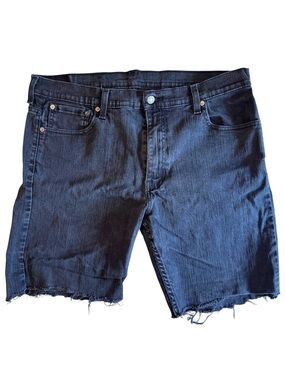 Levi's 569 Men's Cut Off Jean Shorts Black